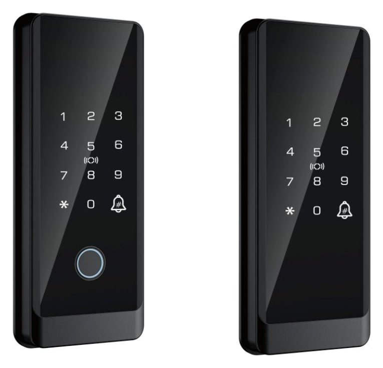OKT-0804 — Cerradura de sobreponer (rim lock) · Sin cableado